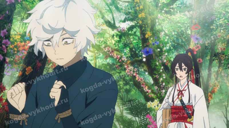 Кадр из аниме «Адский рай» и когда выйдет предположительно 2 сезон в 2026 году