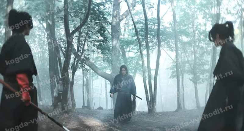 Кадр из сериала «Последний выживший самурай» и когда выйдет предположительно 2 сезон в 2026-2027 году