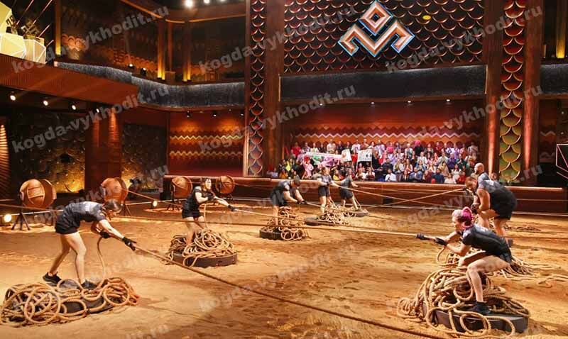 Кадр из шоу «Богатырские игры» и когда выйдет предположительно 2 сезон в 2026 году