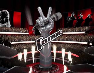 Шоу «Голос» — заставка, 14 сезон выйдет в январе 2026 года.